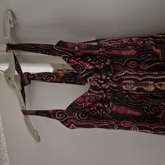 NWT Lori M Halter Style Maxi Dress - Picture 2 of 5